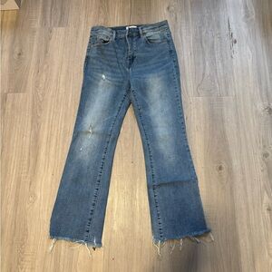 Pistola Distressed Blue Straight Jeans